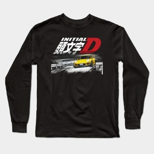 Initial D FD RX7 Stage 1 Drifting - Keisuke Takahashi vs Hideo Minagawa Long Sleeve T-Shirt